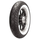 Pneu Dianteiro 130/90-16 ME888 Marathon Ultra WhiteWall TL 67H- Faixa Branca-Metzeler