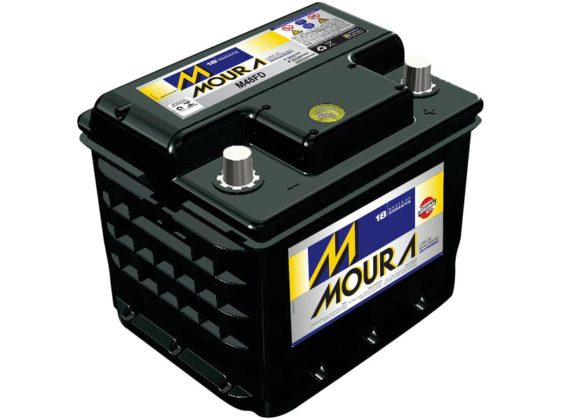 Bateria de Carro Moura 48Ah 12V Polo Positivo – 48FD